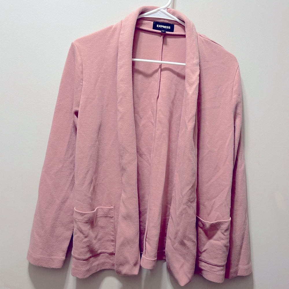 Express Pink Casual Blazer